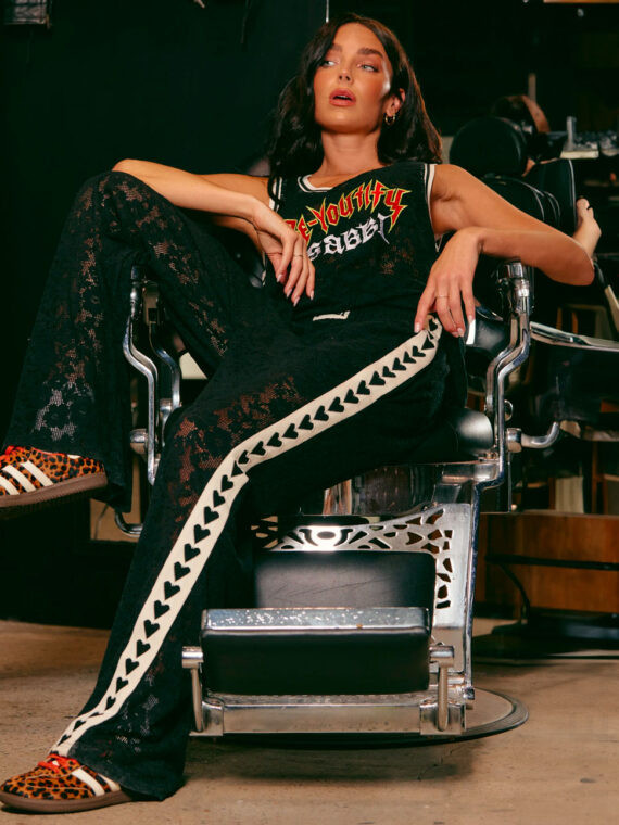 Raving Heart Lace Pants